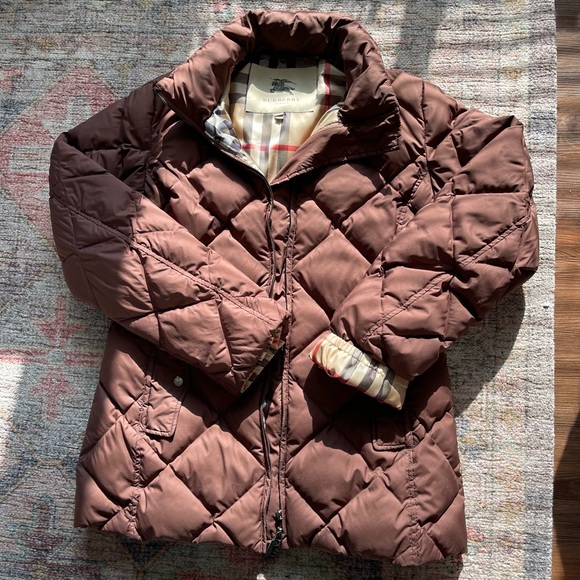 Burberry Brown Quilted Puffer Jacket - Picture 4 of 9